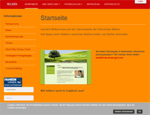 Tablet Screenshot of fahrschule-wilken.com